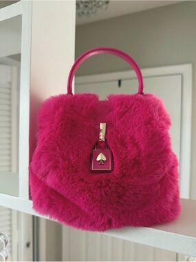 Kate Spade Pink Faux Fur Remedy